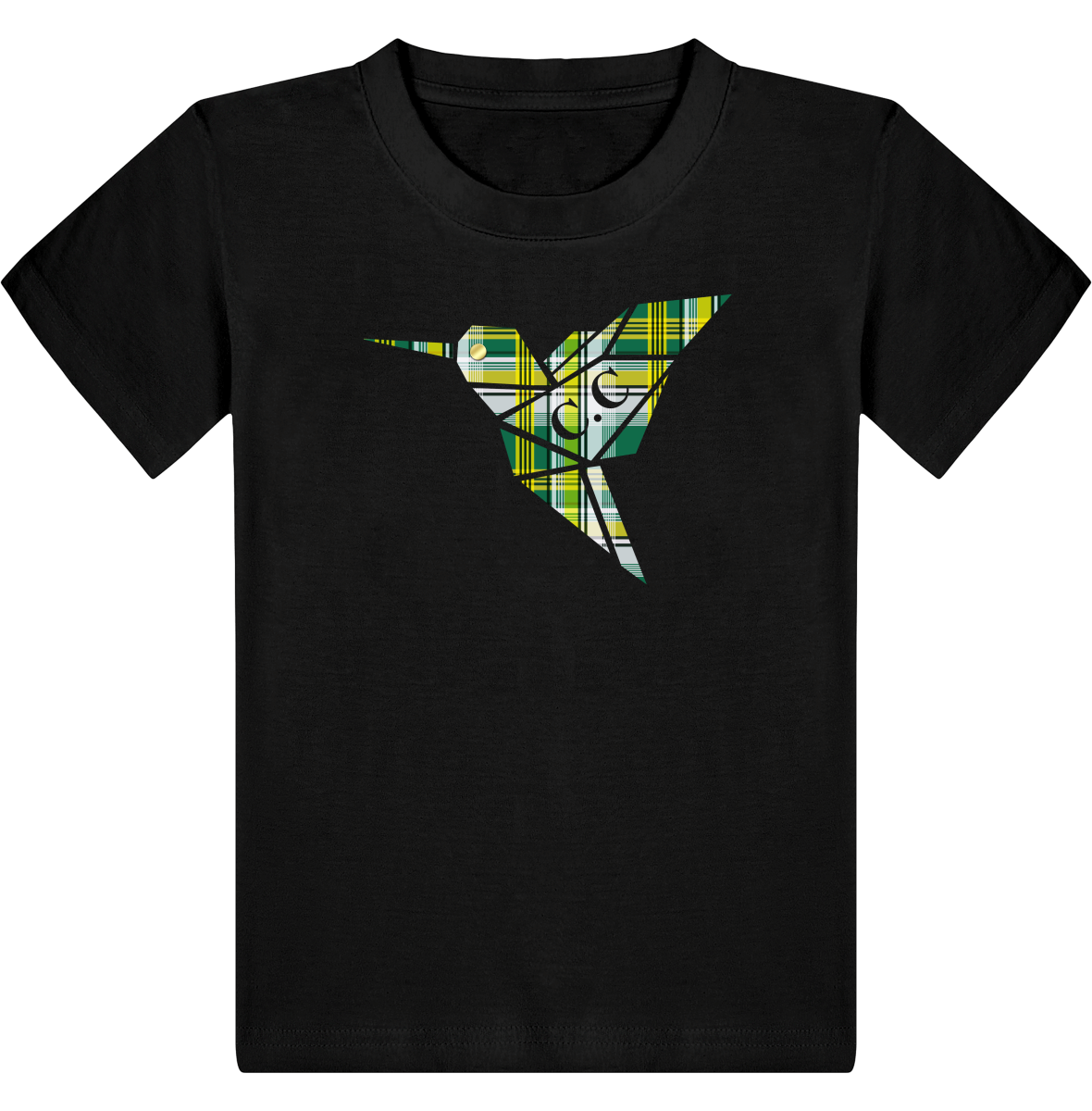 T-shirt Enfant C.C Madras Vert