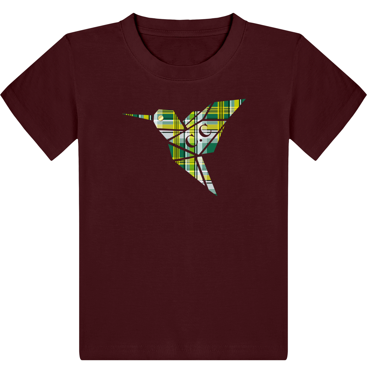 T-shirt Enfant C.C Madras Vert