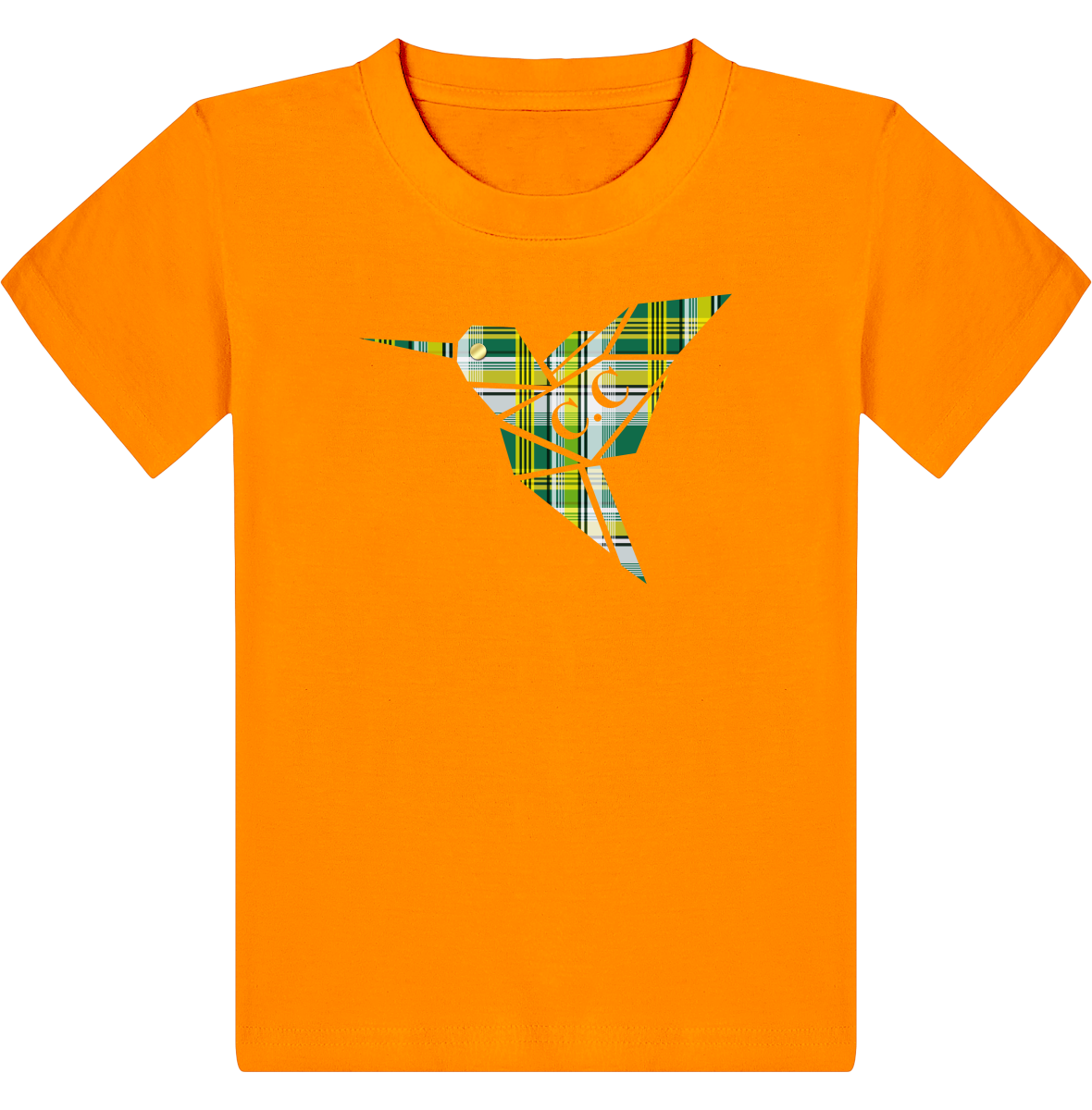 T-shirt Enfant C.C Madras Vert