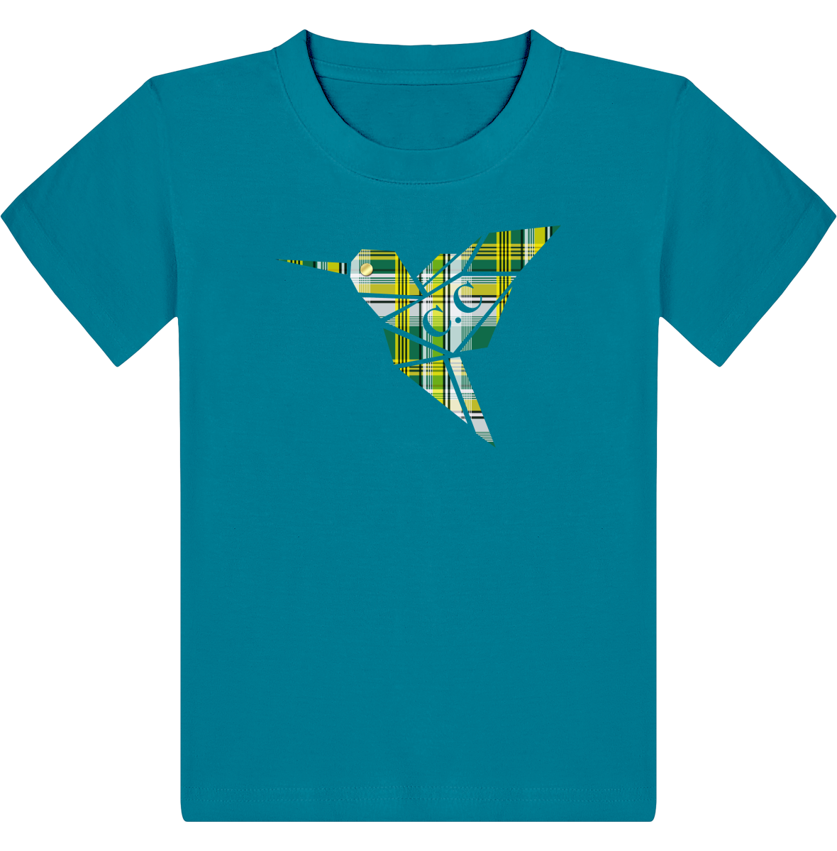 T-shirt Enfant C.C Madras Vert