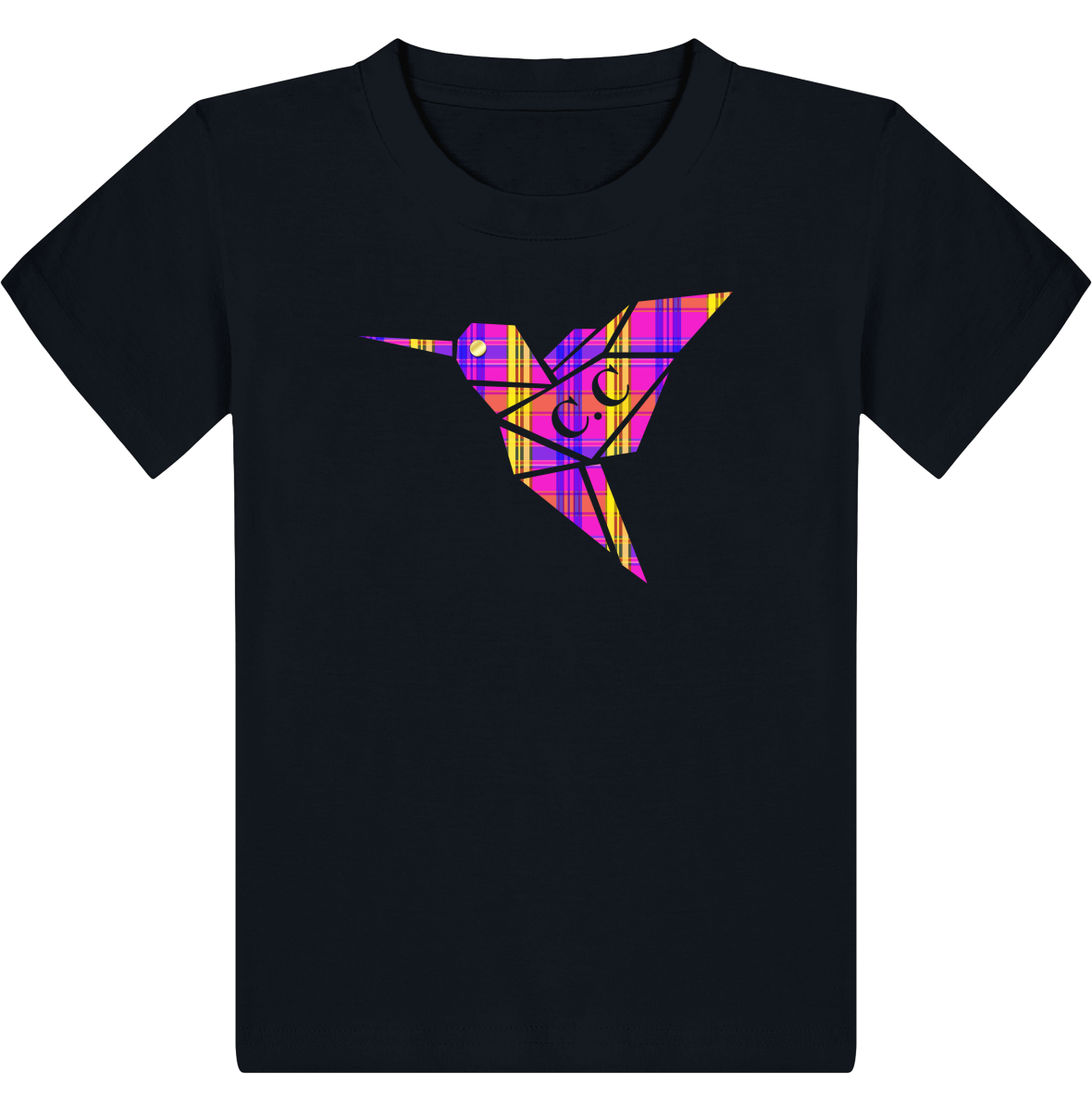 T-shirt Enfant C.C Madras Violet