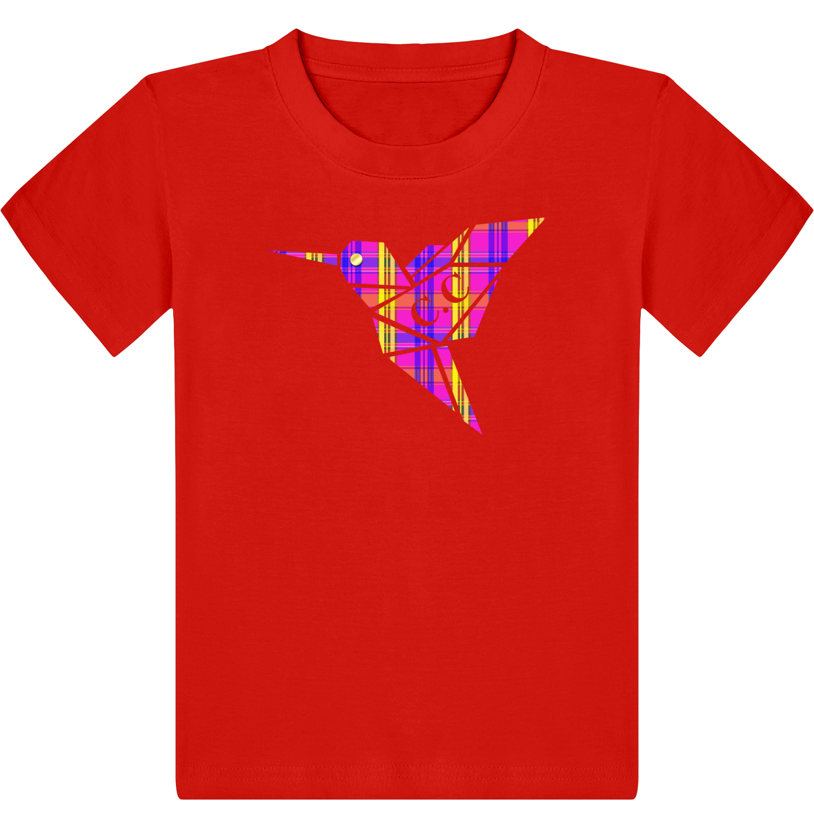 T-shirt Enfant C.C Madras Violet