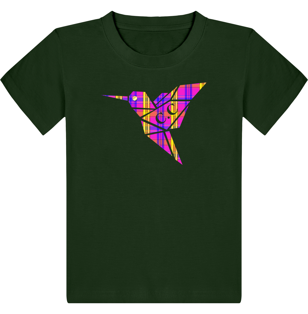 T-shirt Enfant C.C Madras Violet