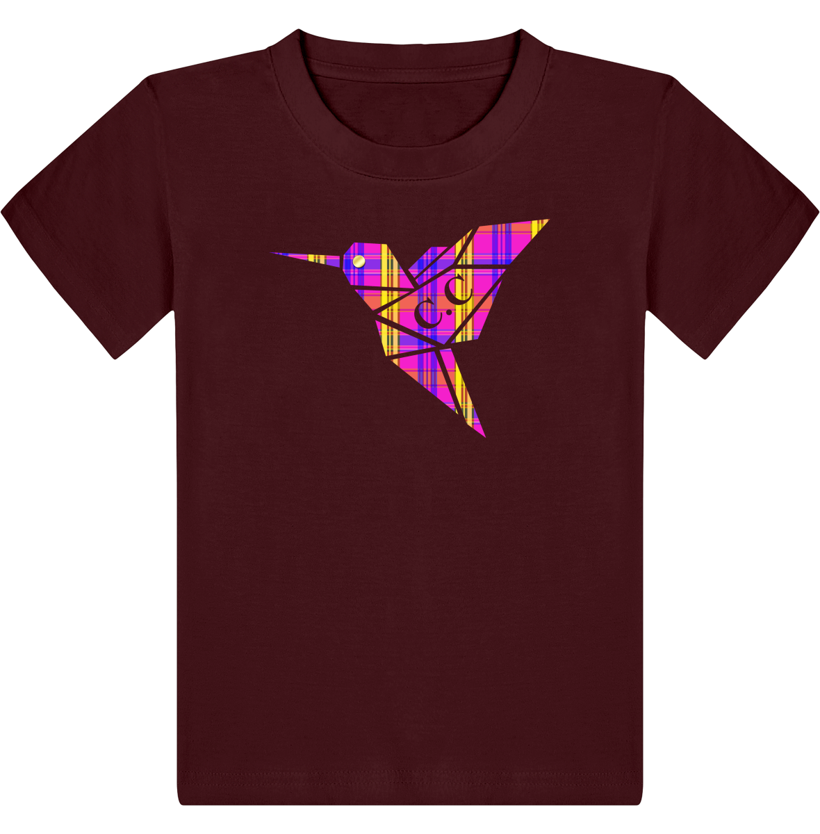 T-shirt Enfant C.C Madras Violet