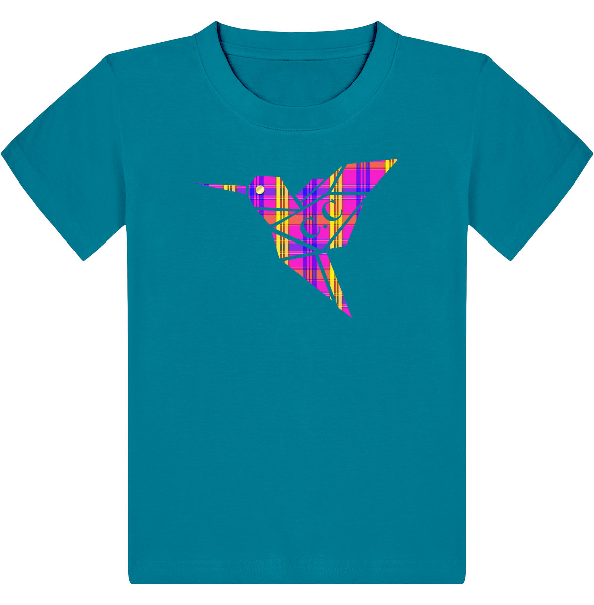 T-shirt Enfant C.C Madras Violet