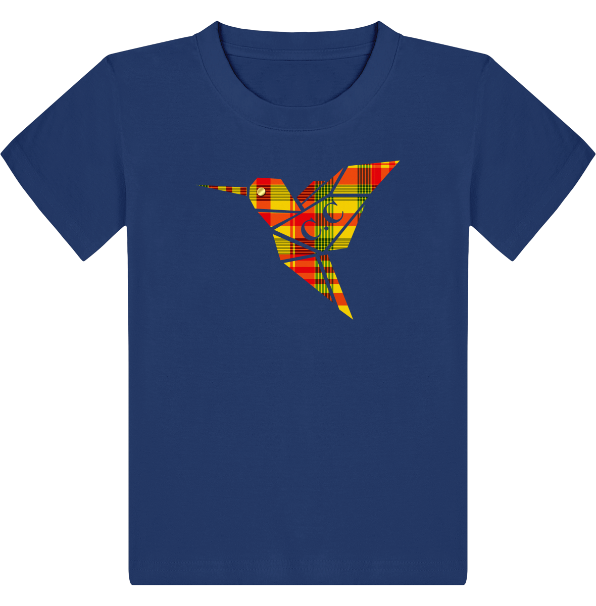 T-shirt Enfant C.C Madras Jaune