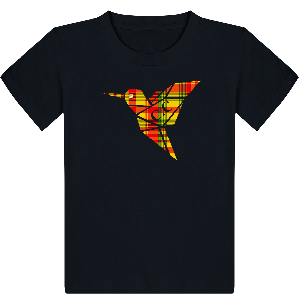 T-shirt Enfant C.C Madras Jaune