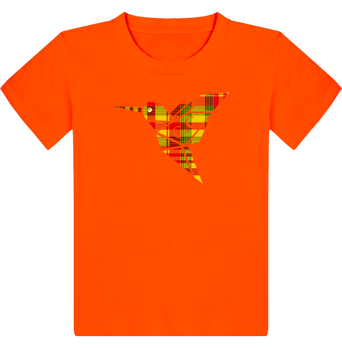 T-shirt Enfant C.C Madras Jaune