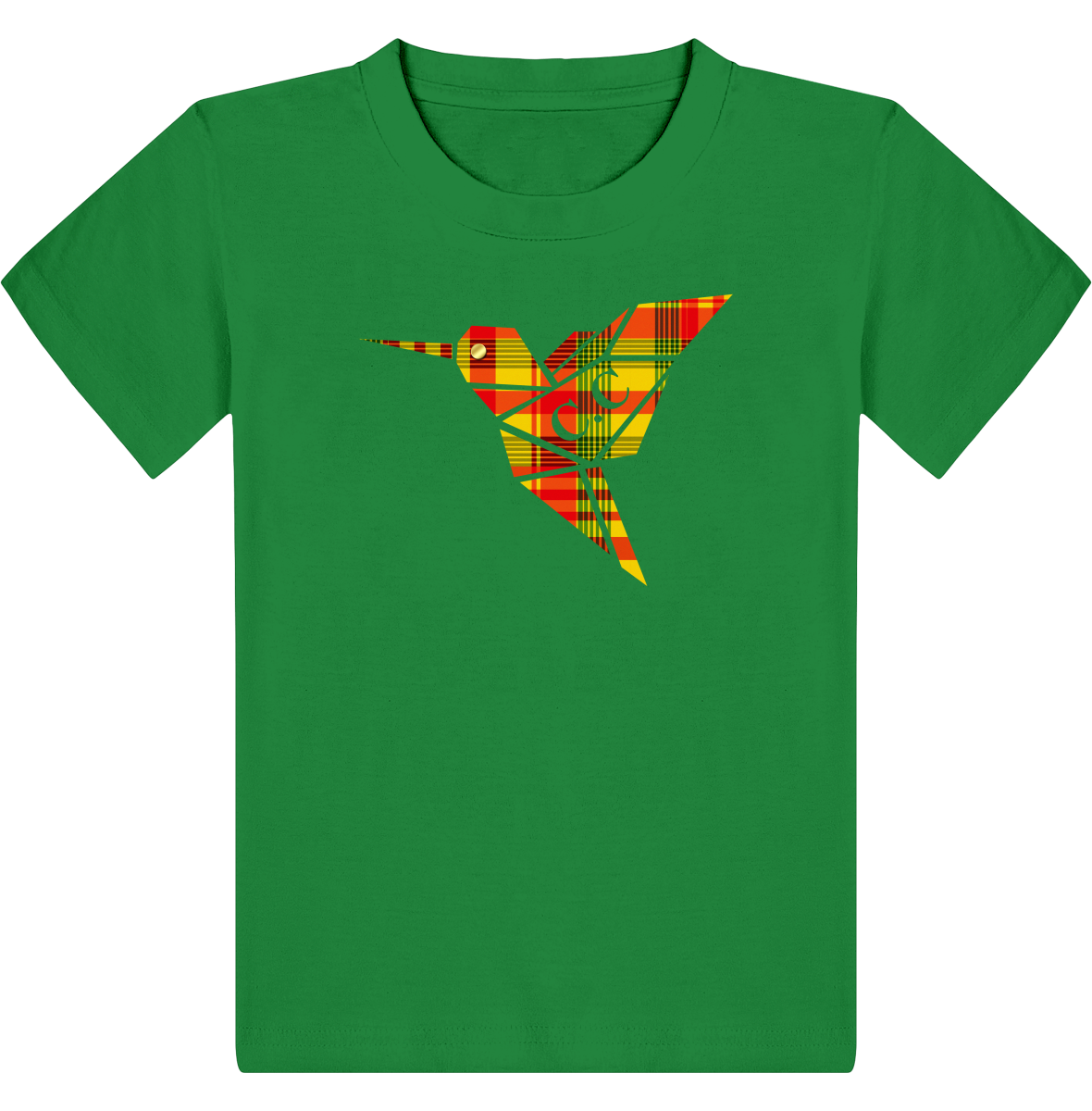T-shirt Enfant C.C Madras Jaune