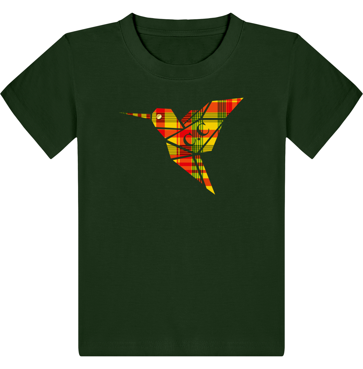 T-shirt Enfant C.C Madras Jaune