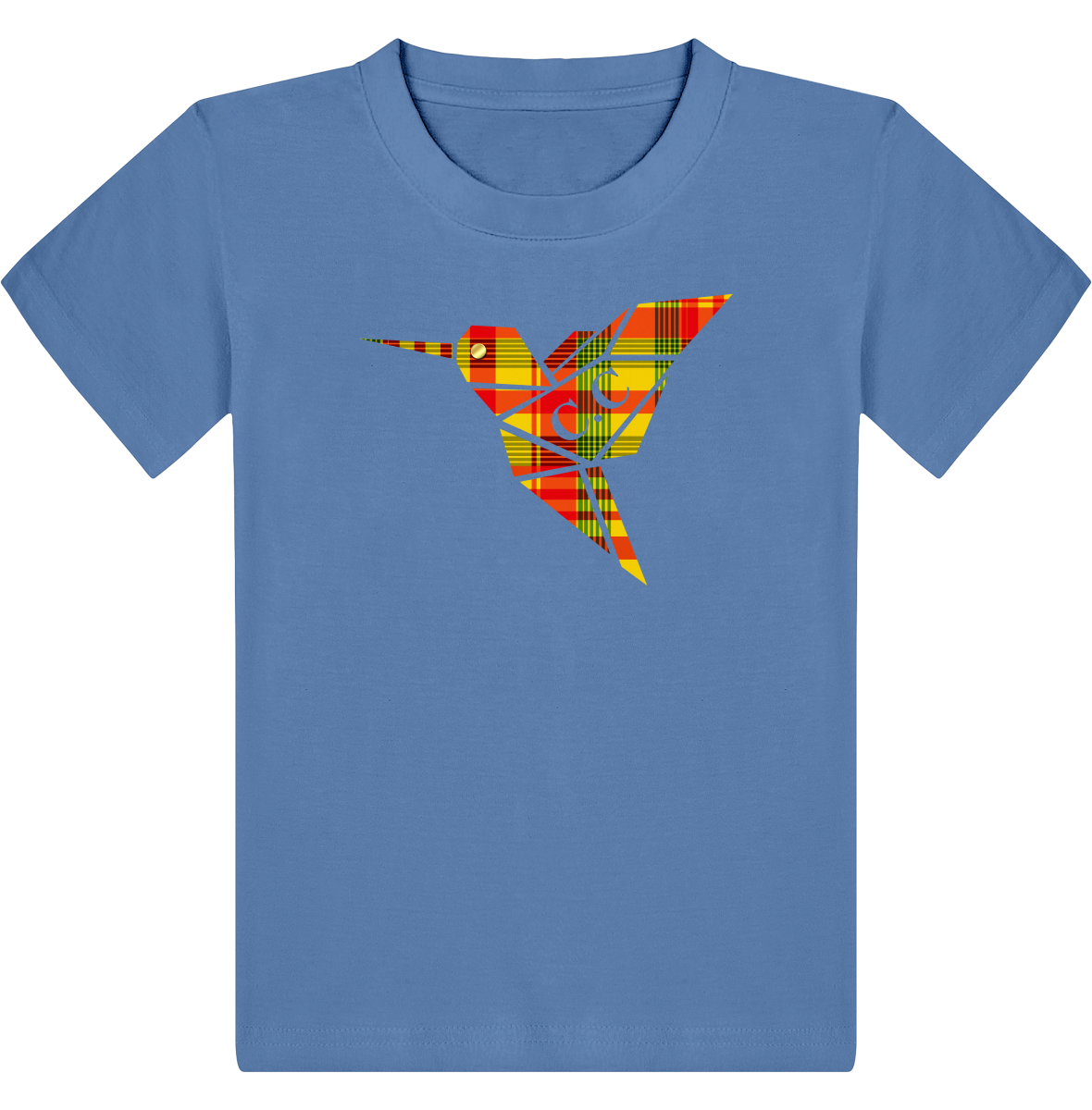 T-shirt Enfant C.C Madras Jaune