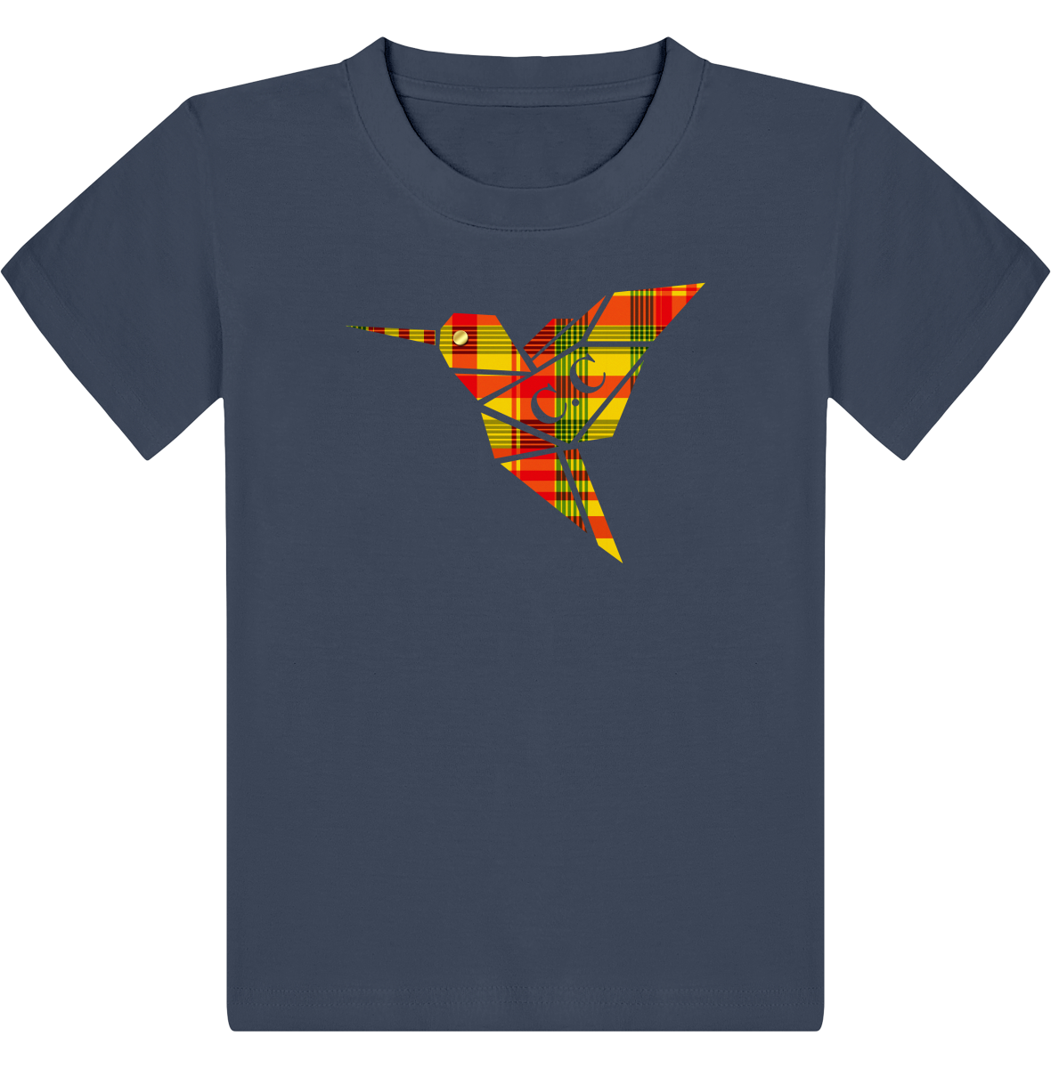 T-shirt Enfant C.C Madras Jaune