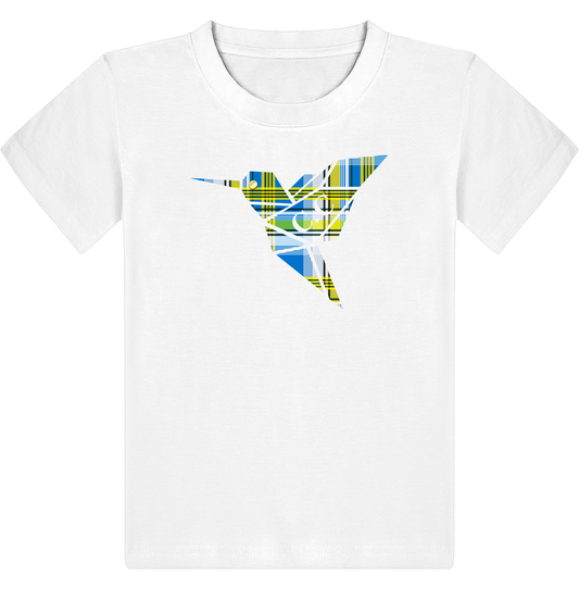 T-shirt Enfant C.C Madras Bleu