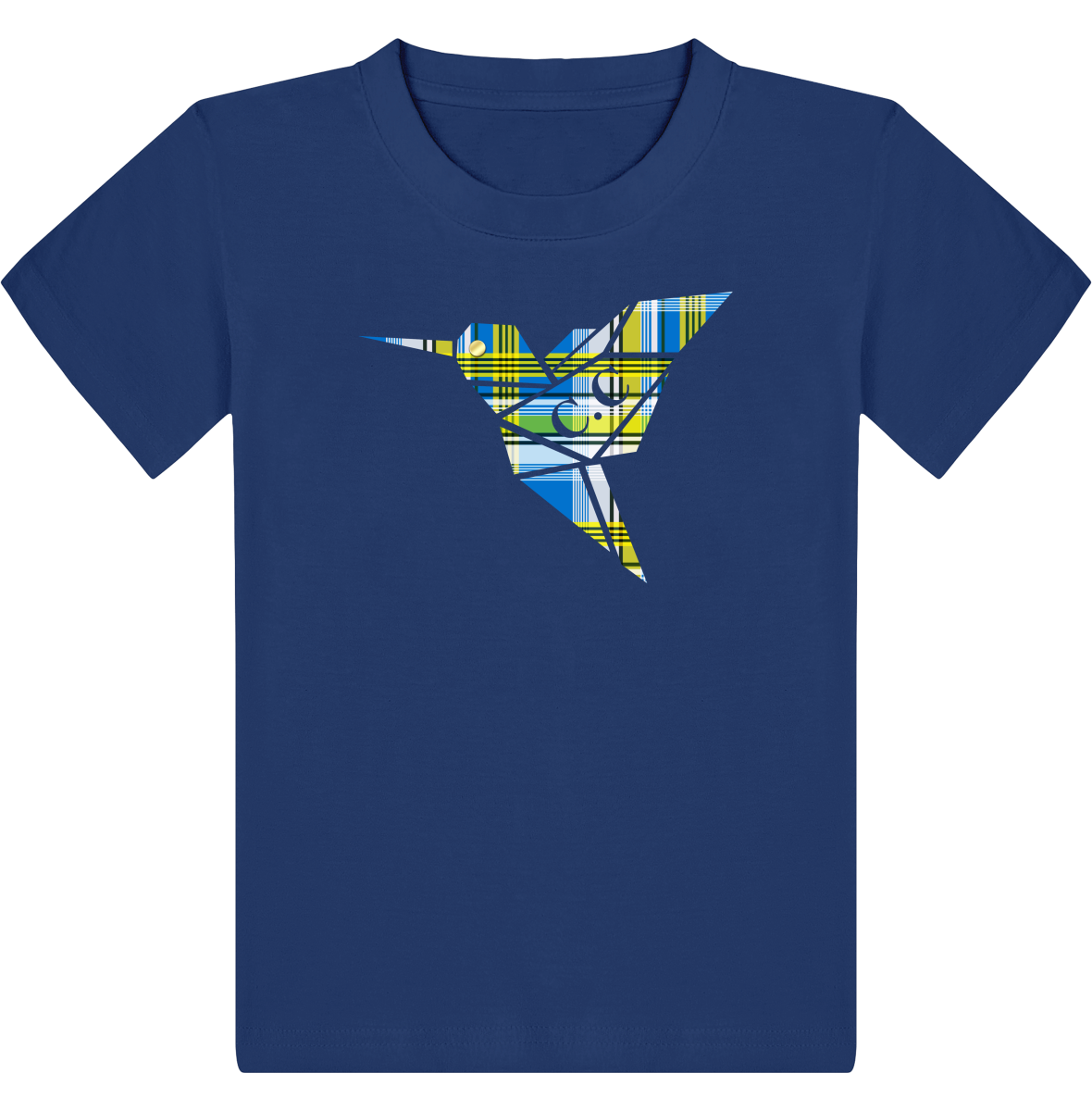 T-shirt Enfant C.C Madras Bleu