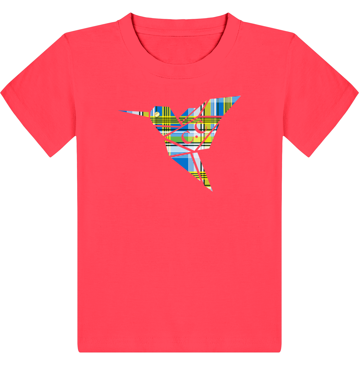 T-shirt Enfant C.C Madras Bleu