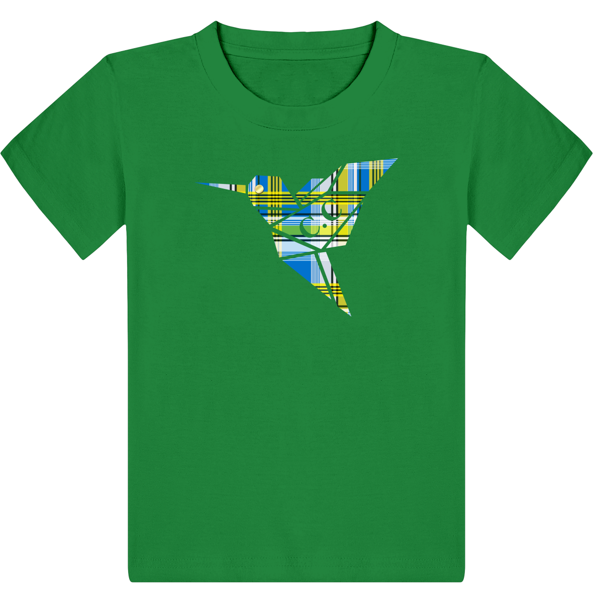 T-shirt Enfant C.C Madras Bleu