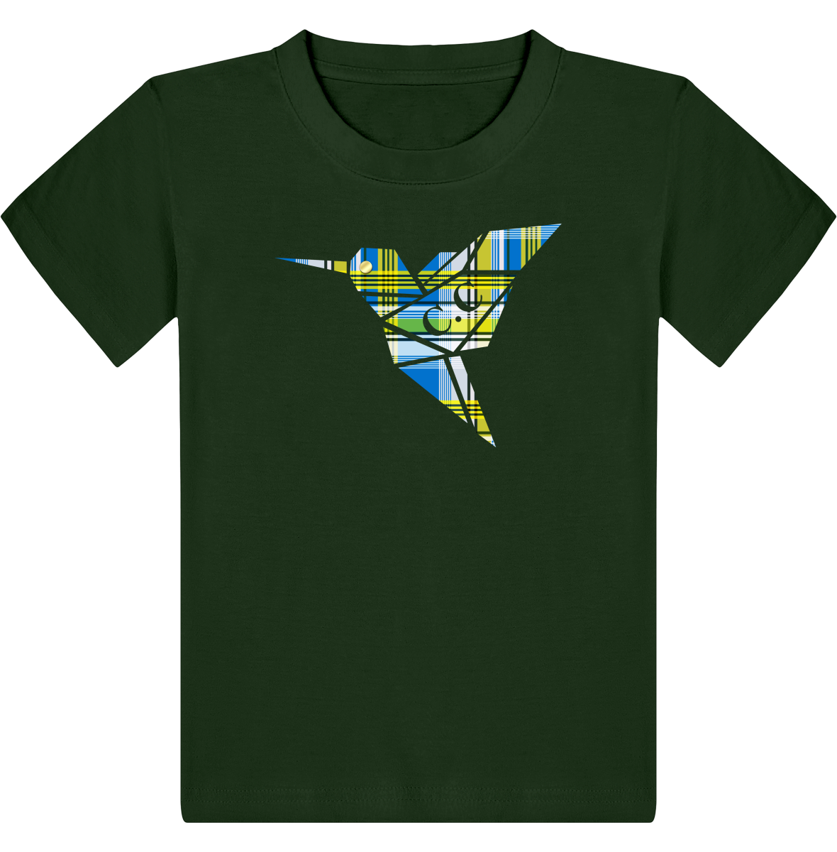 T-shirt Enfant C.C Madras Bleu