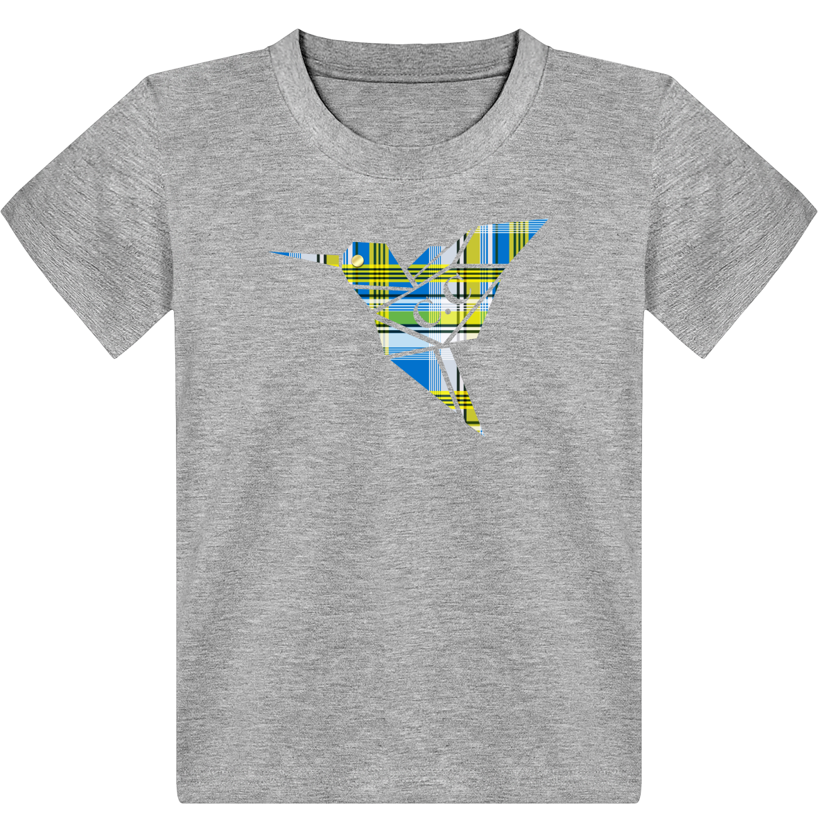 T-shirt Enfant C.C Madras Bleu
