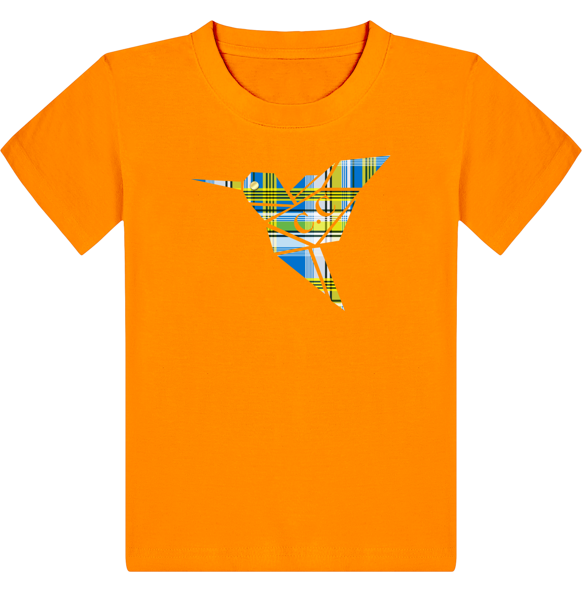T-shirt Enfant C.C Madras Bleu
