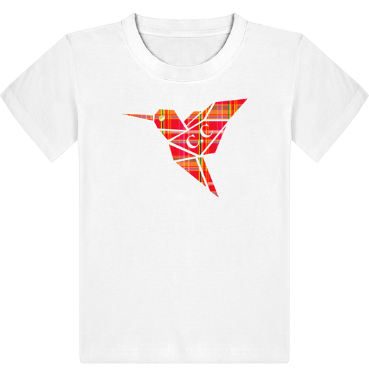 T-shirt Enfant C.C Madras Rouge