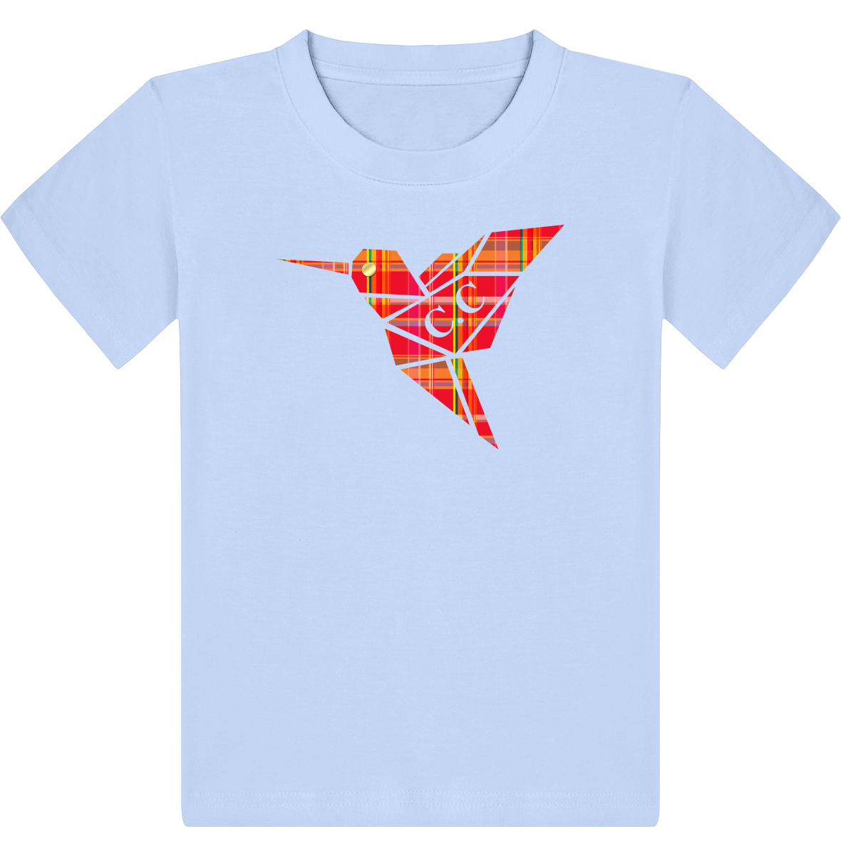 T-shirt Enfant C.C Madras Rouge