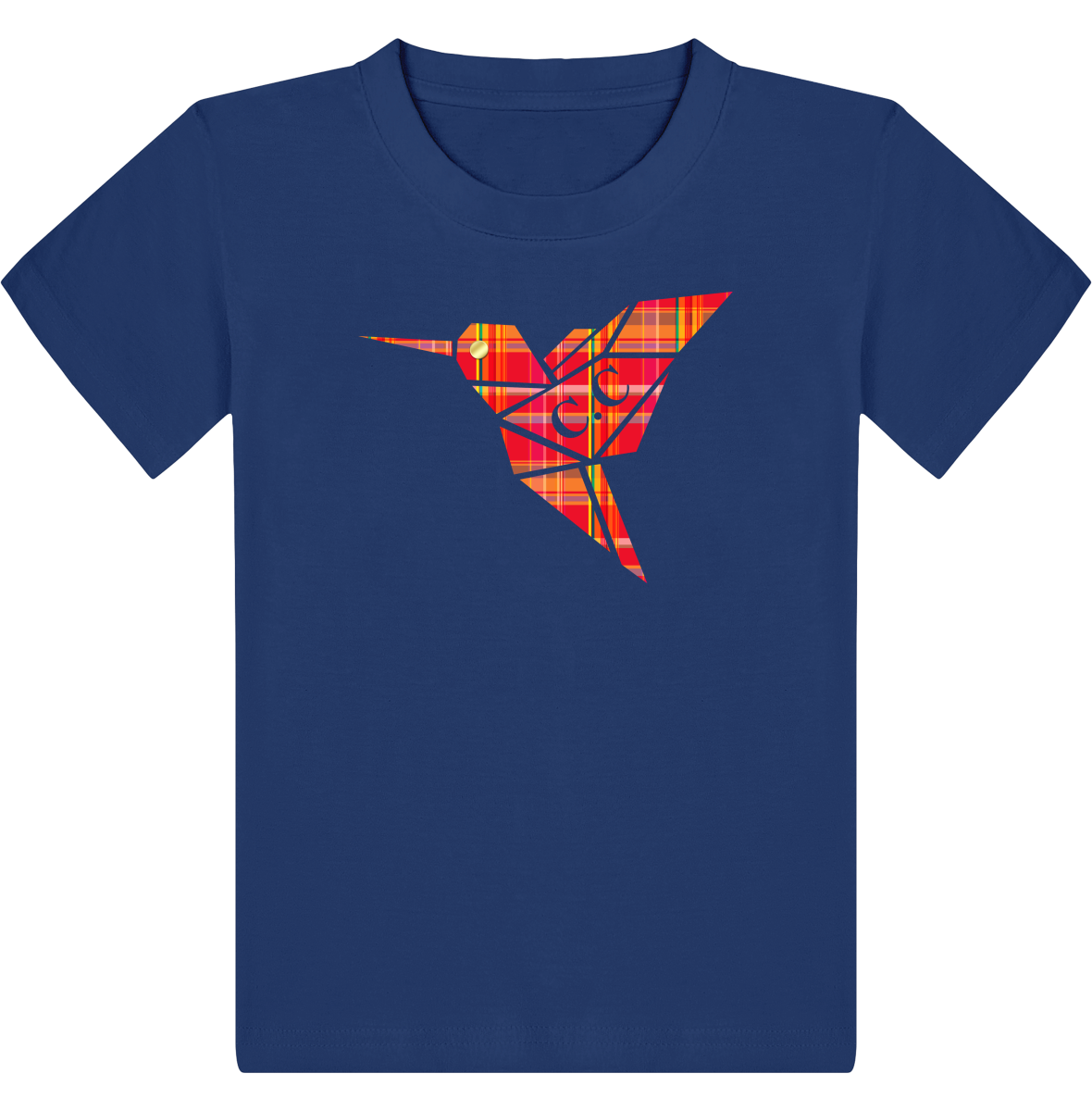 T-shirt Enfant C.C Madras Rouge