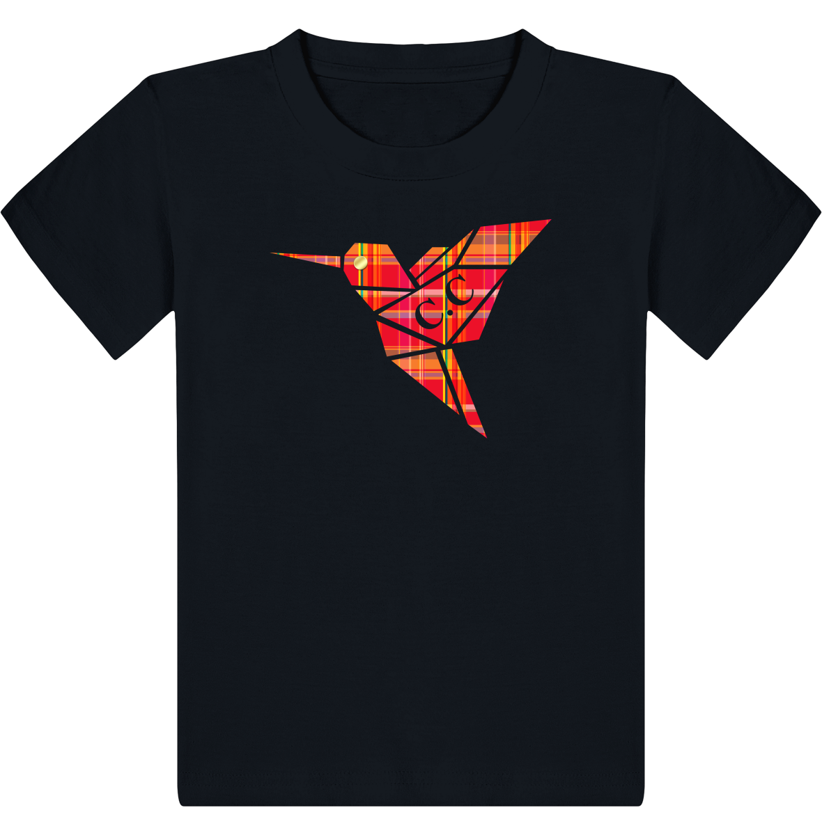 T-shirt Enfant C.C Madras Rouge