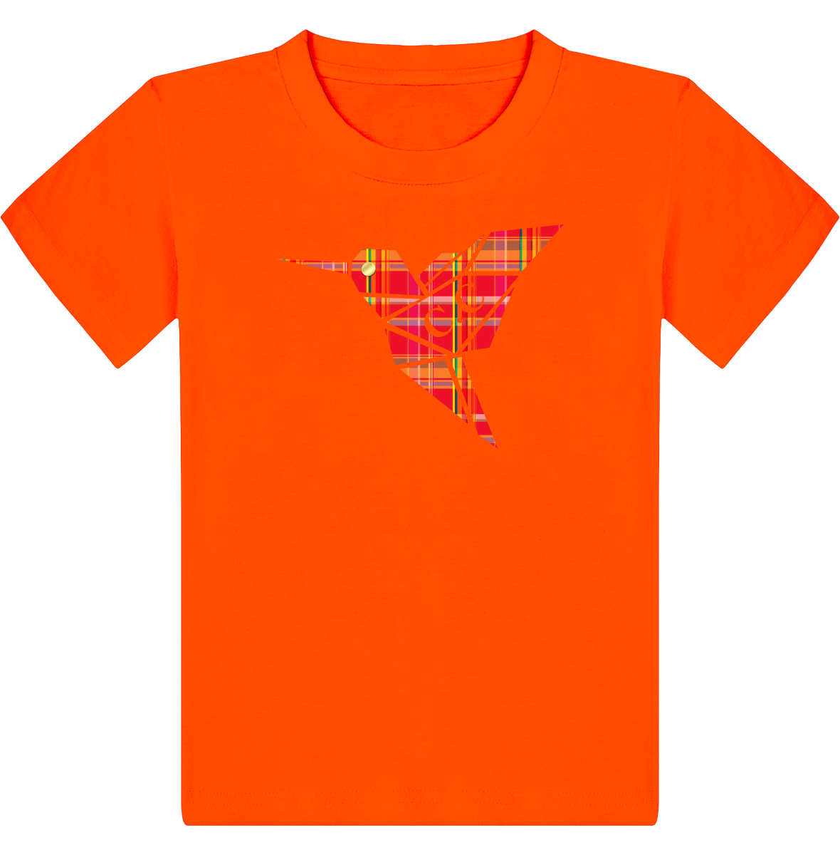 T-shirt Enfant C.C Madras Rouge