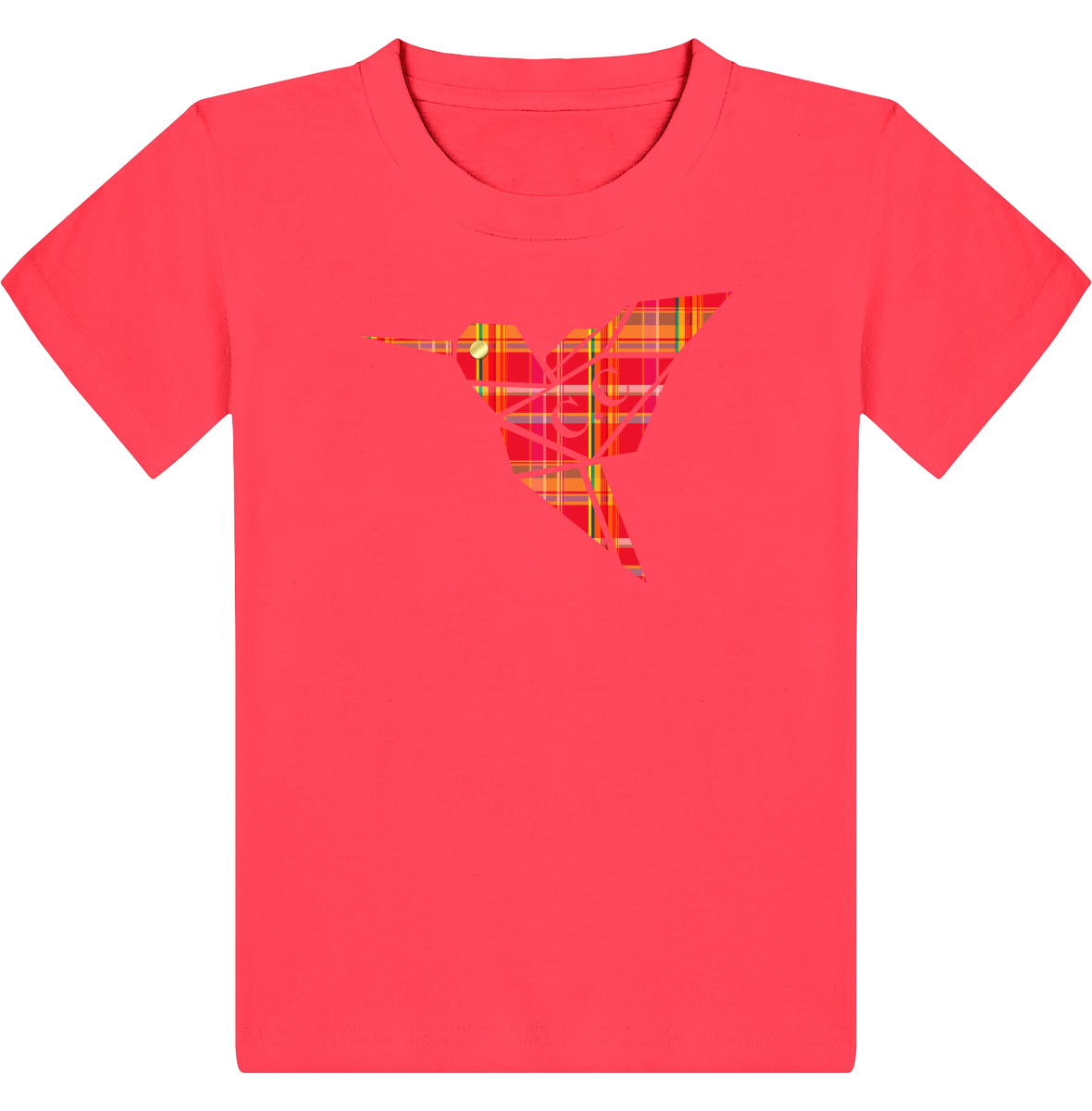 T-shirt Enfant C.C Madras Rouge