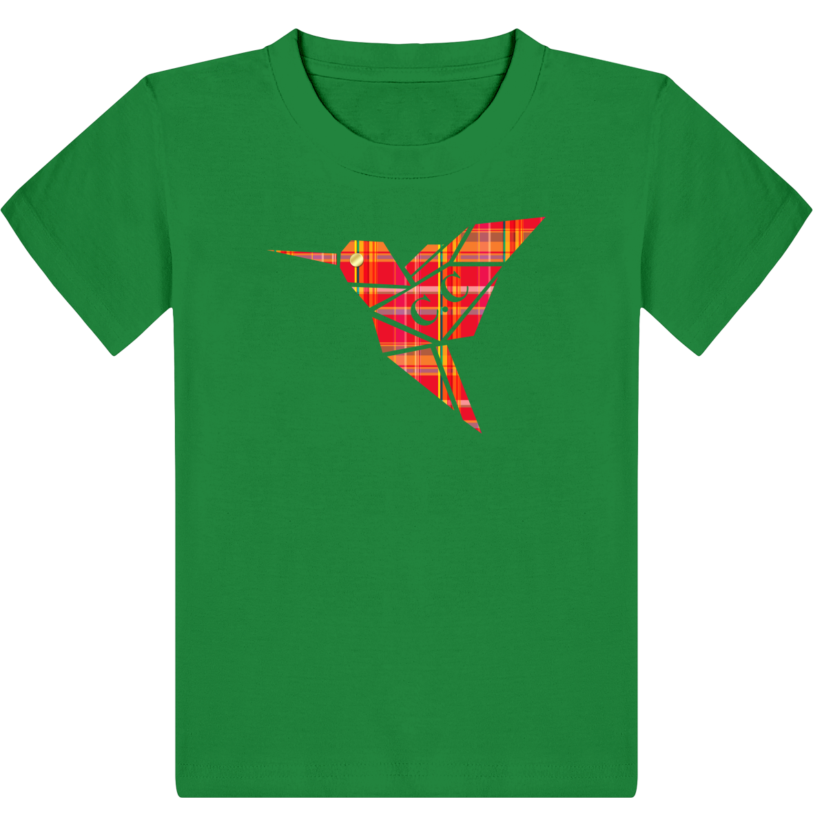 T-shirt Enfant C.C Madras Rouge