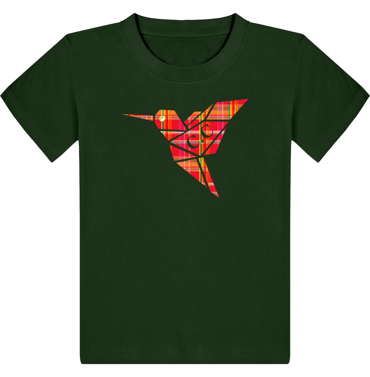 T-shirt Enfant C.C Madras Rouge