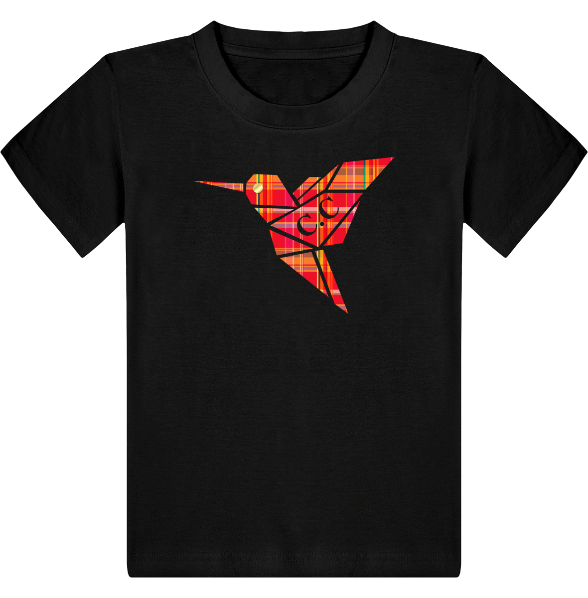 T-shirt Enfant C.C Madras Rouge