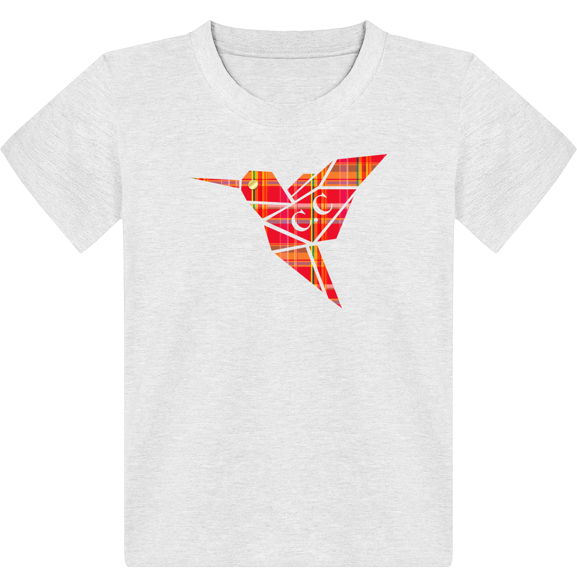T-shirt Enfant C.C Madras Rouge