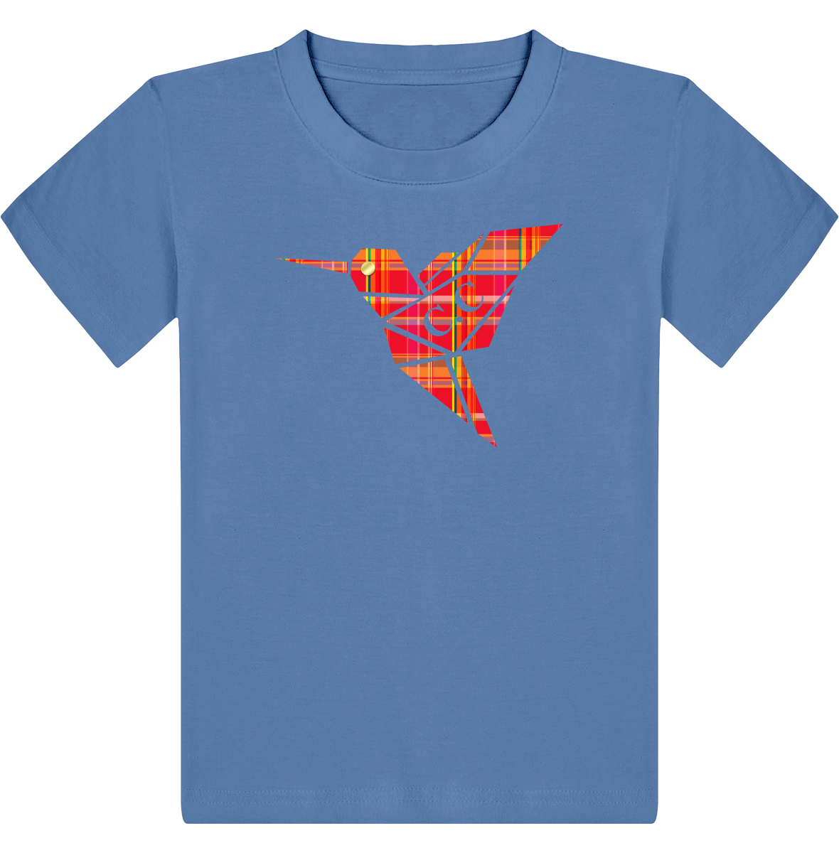 T-shirt Enfant C.C Madras Rouge