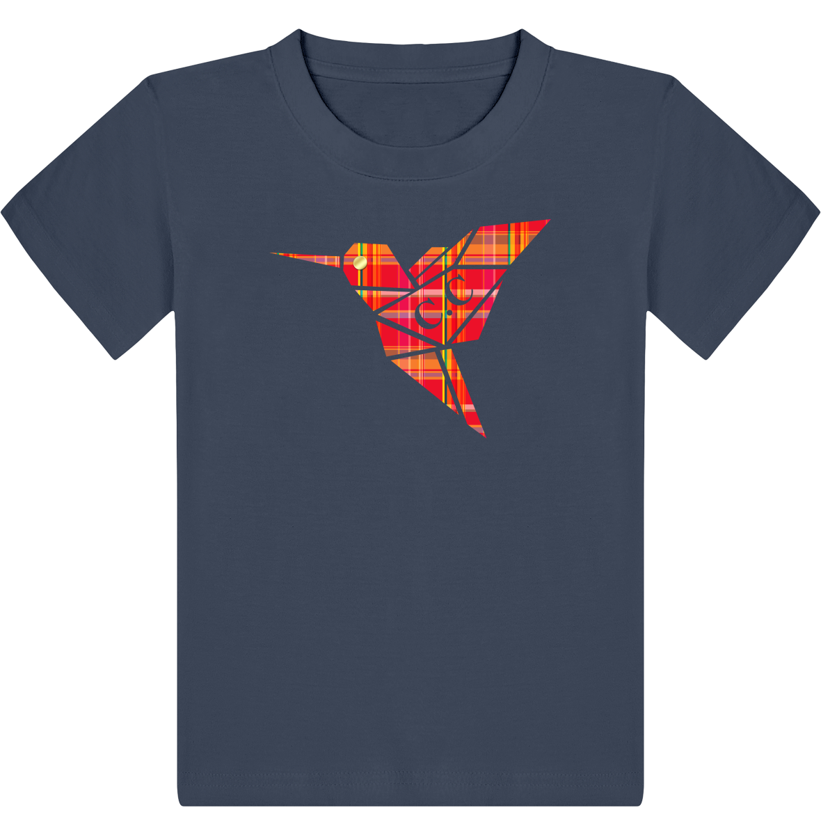T-shirt Enfant C.C Madras Rouge