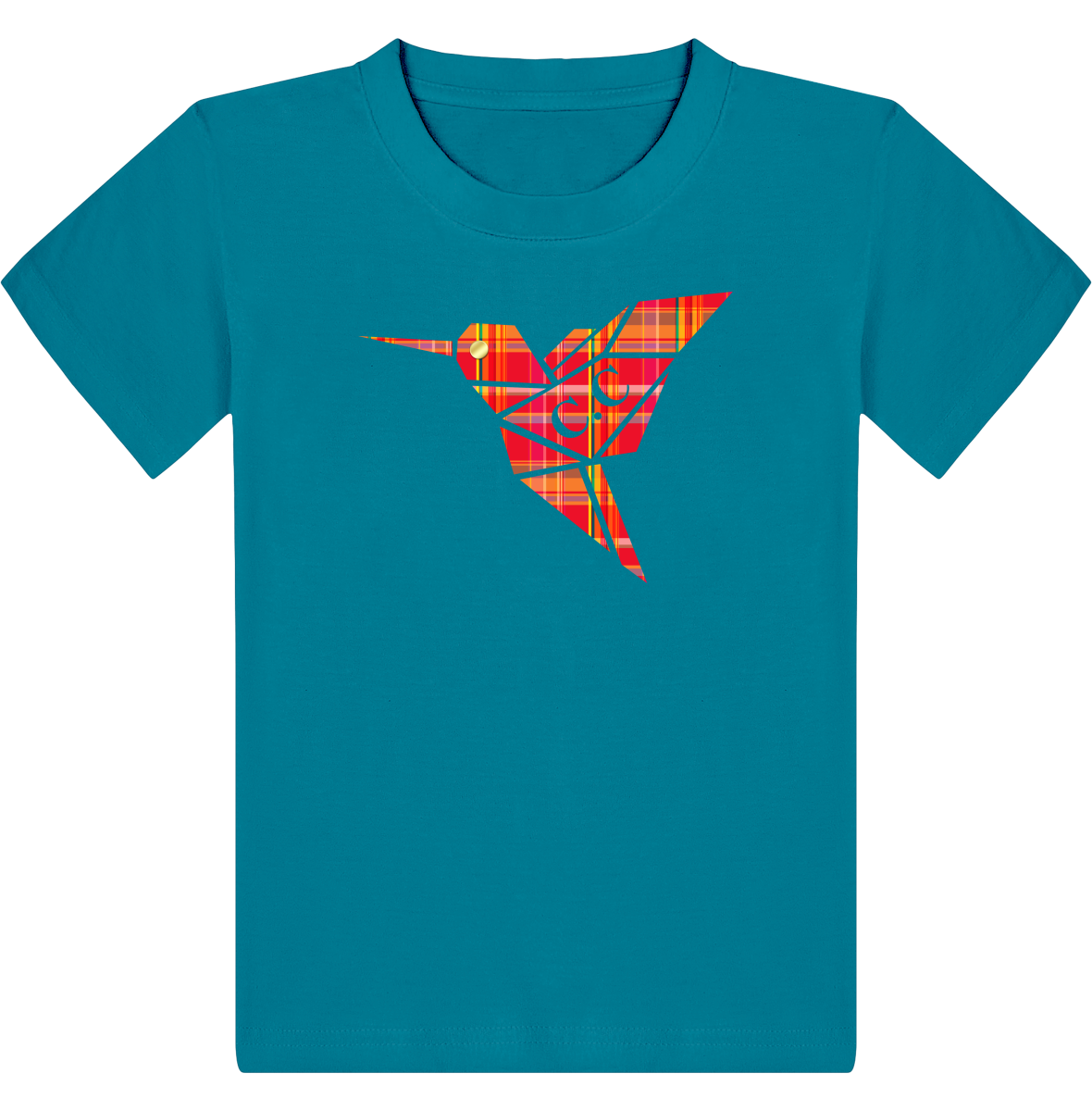 T-shirt Enfant C.C Madras Rouge