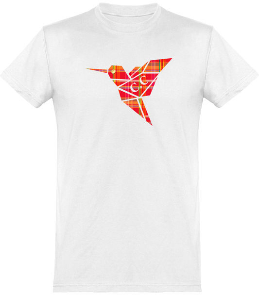T-shirt unisexe Colibri Madras Rouge