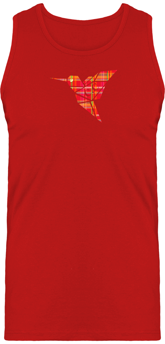 Débardeur Colibri Madras Rouge