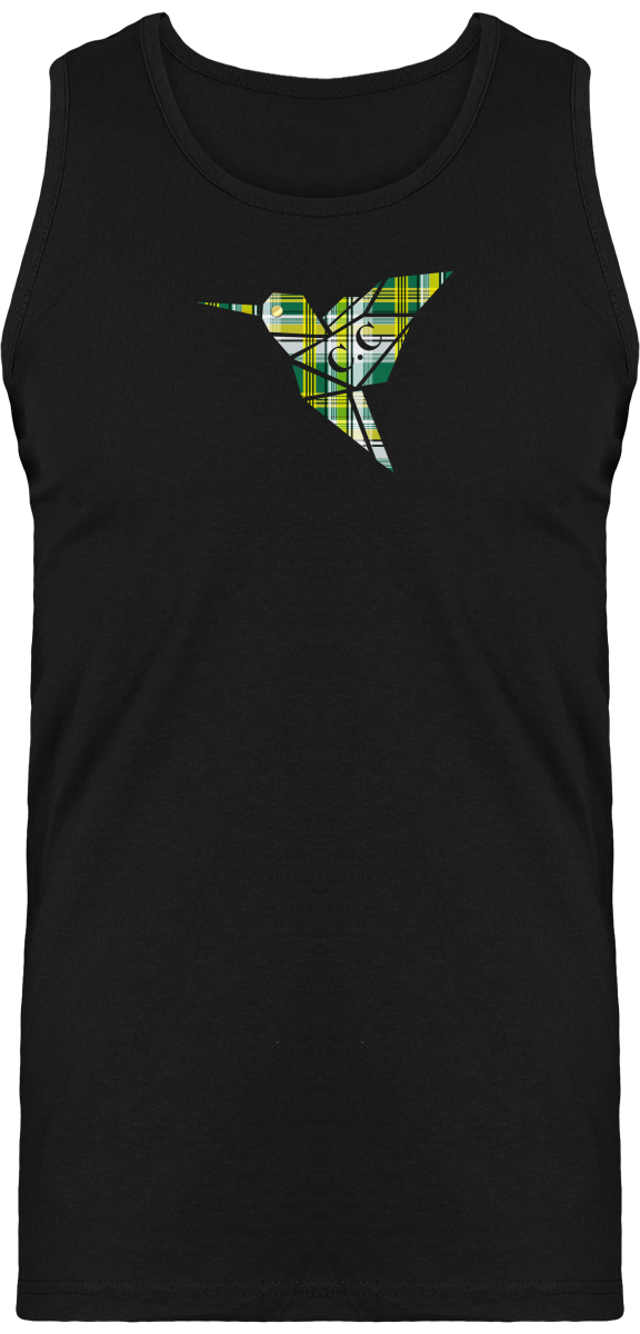 Débardeur Colibri Madras Vert