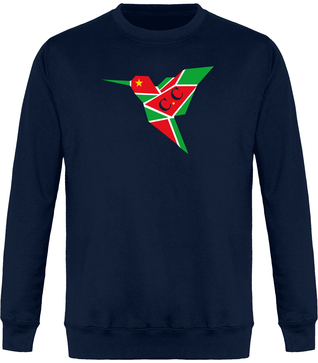 Sweat Col Rond Unisexe C.C GwadaStyl'