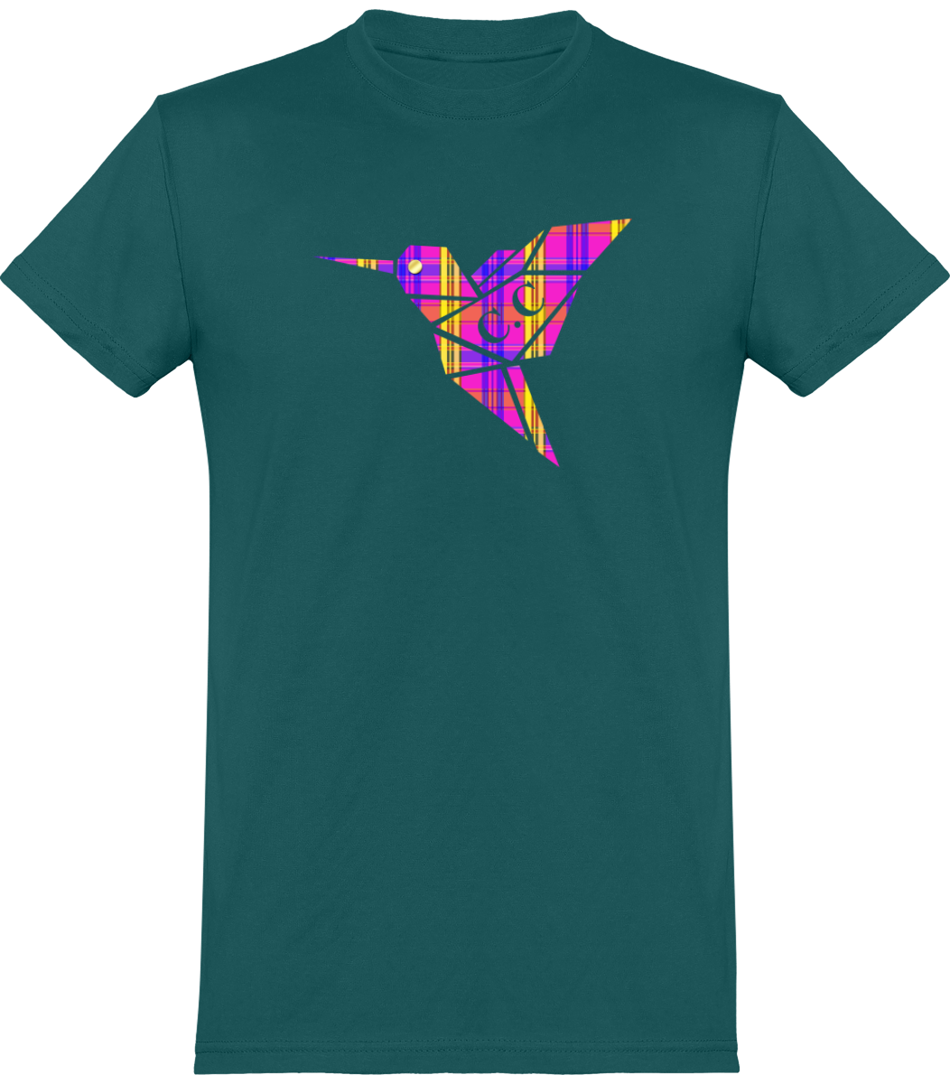 T-Shirt Unisexe C.C Madras Violet