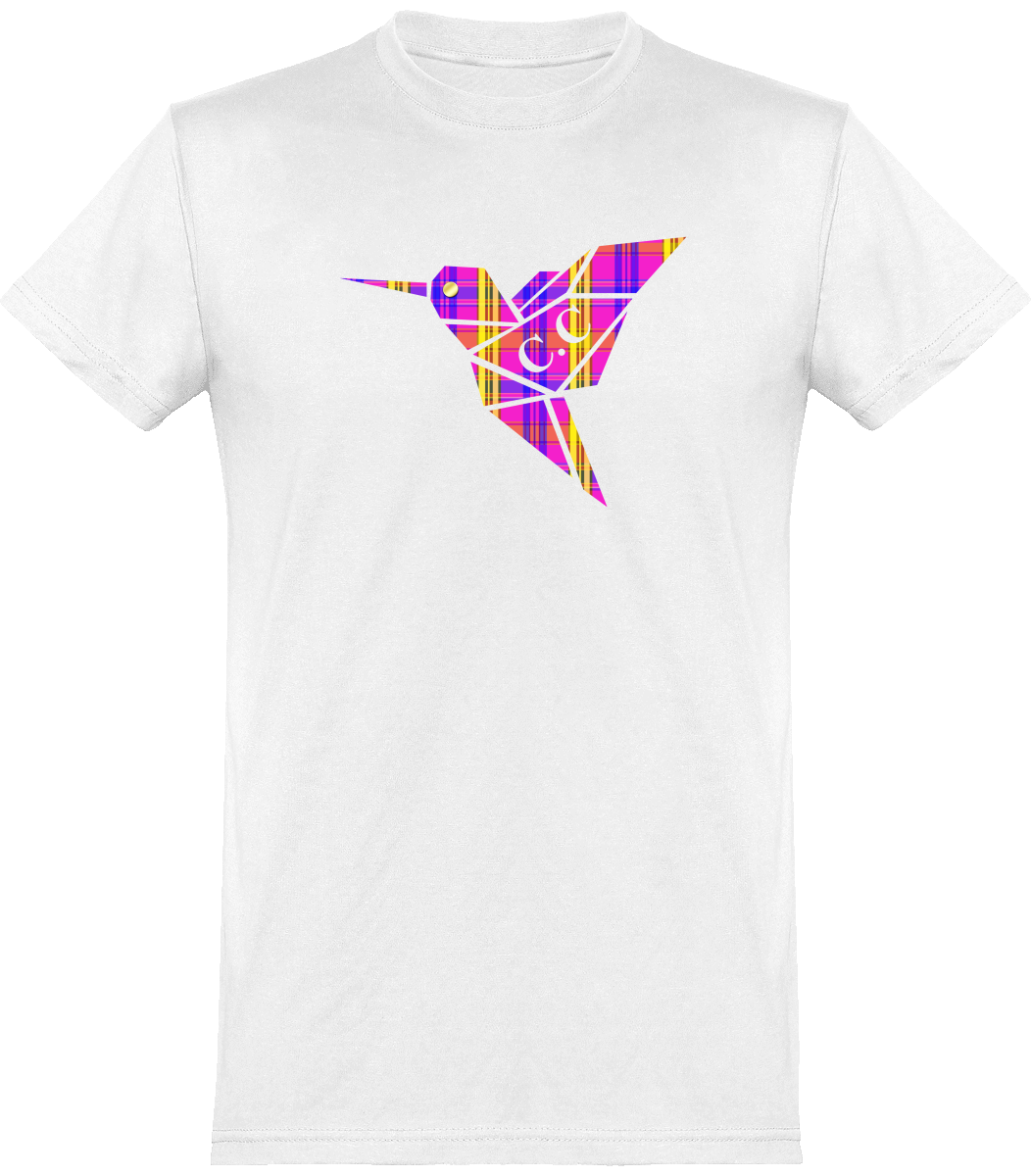 T-Shirt Unisexe C.C Madras Violet