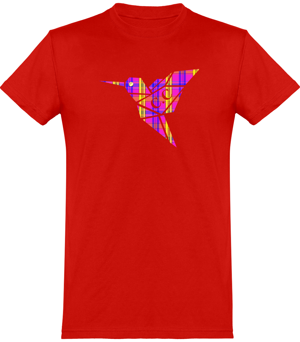 T-Shirt Unisexe C.C Madras Violet