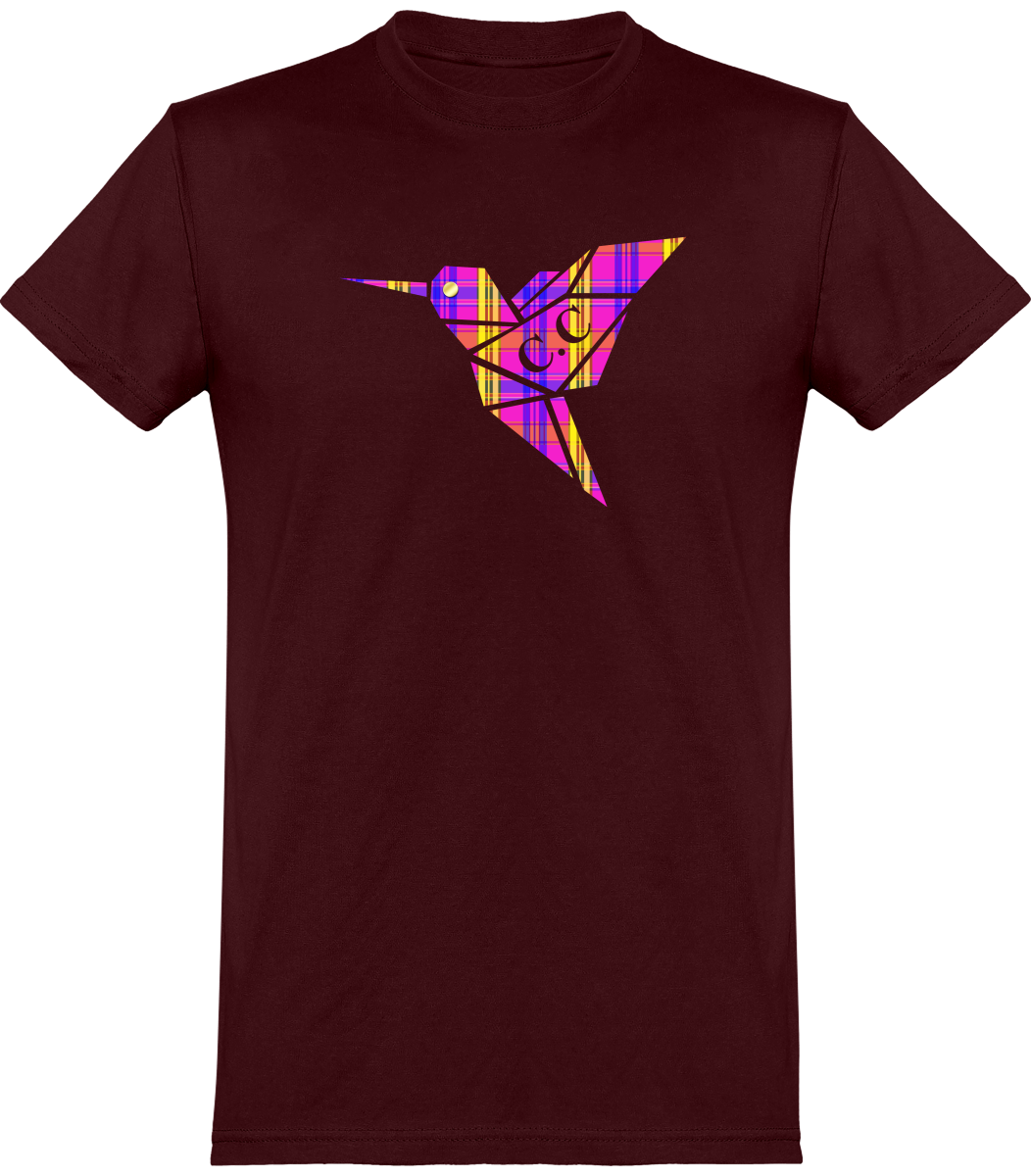 T-Shirt Unisexe C.C Madras Violet