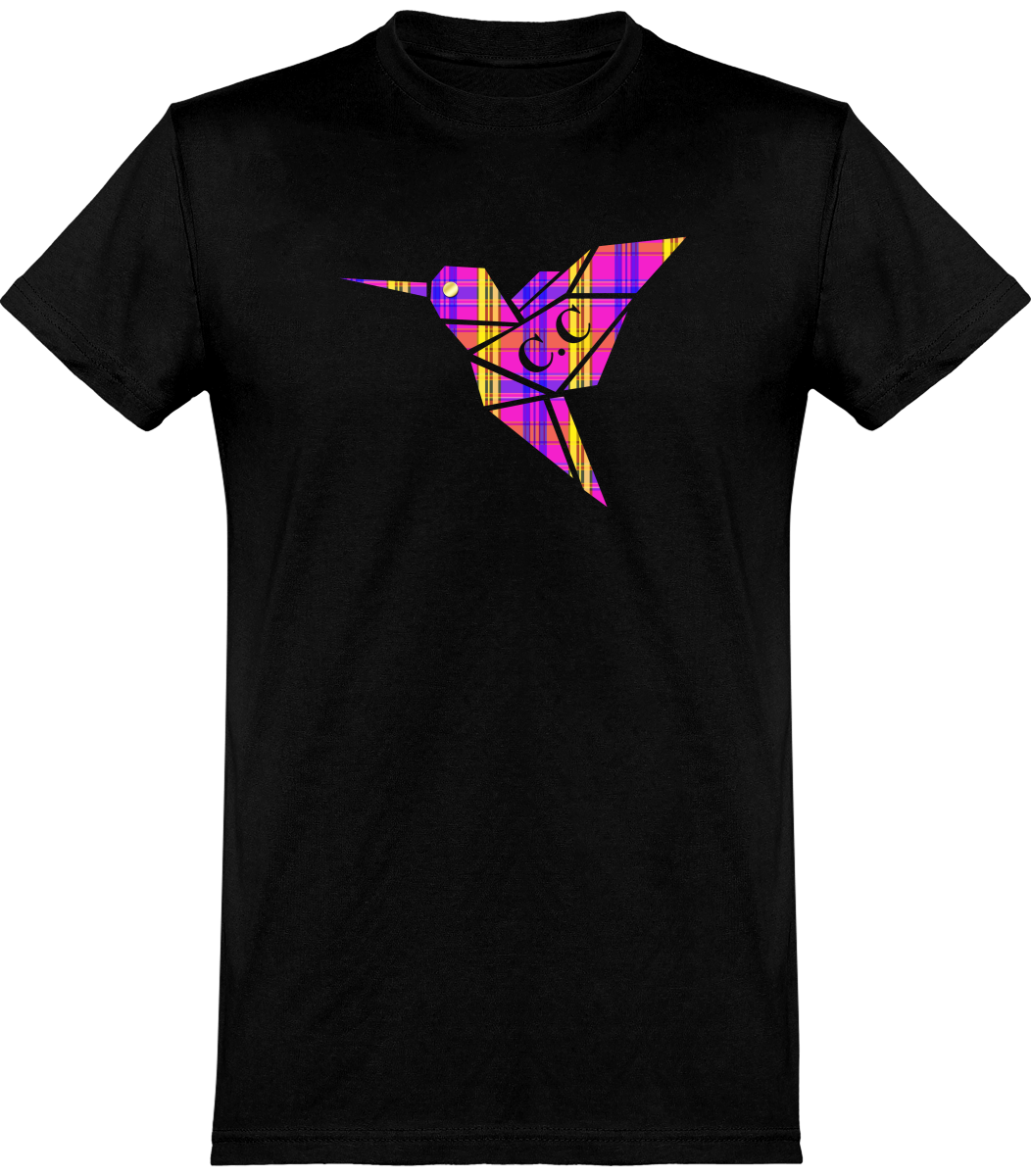 T-Shirt Unisexe C.C Madras Violet