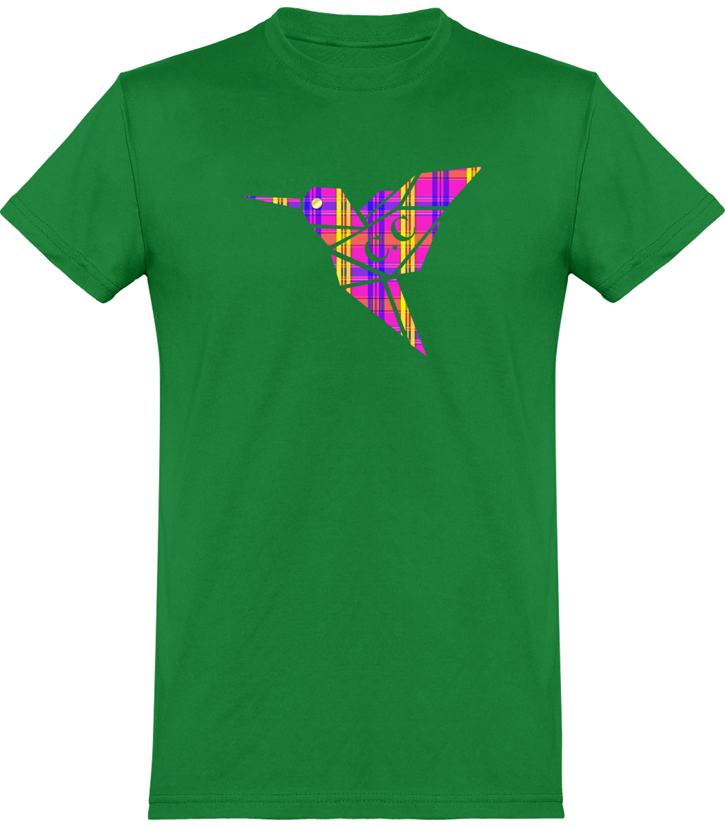 T-Shirt Unisexe C.C Madras Violet