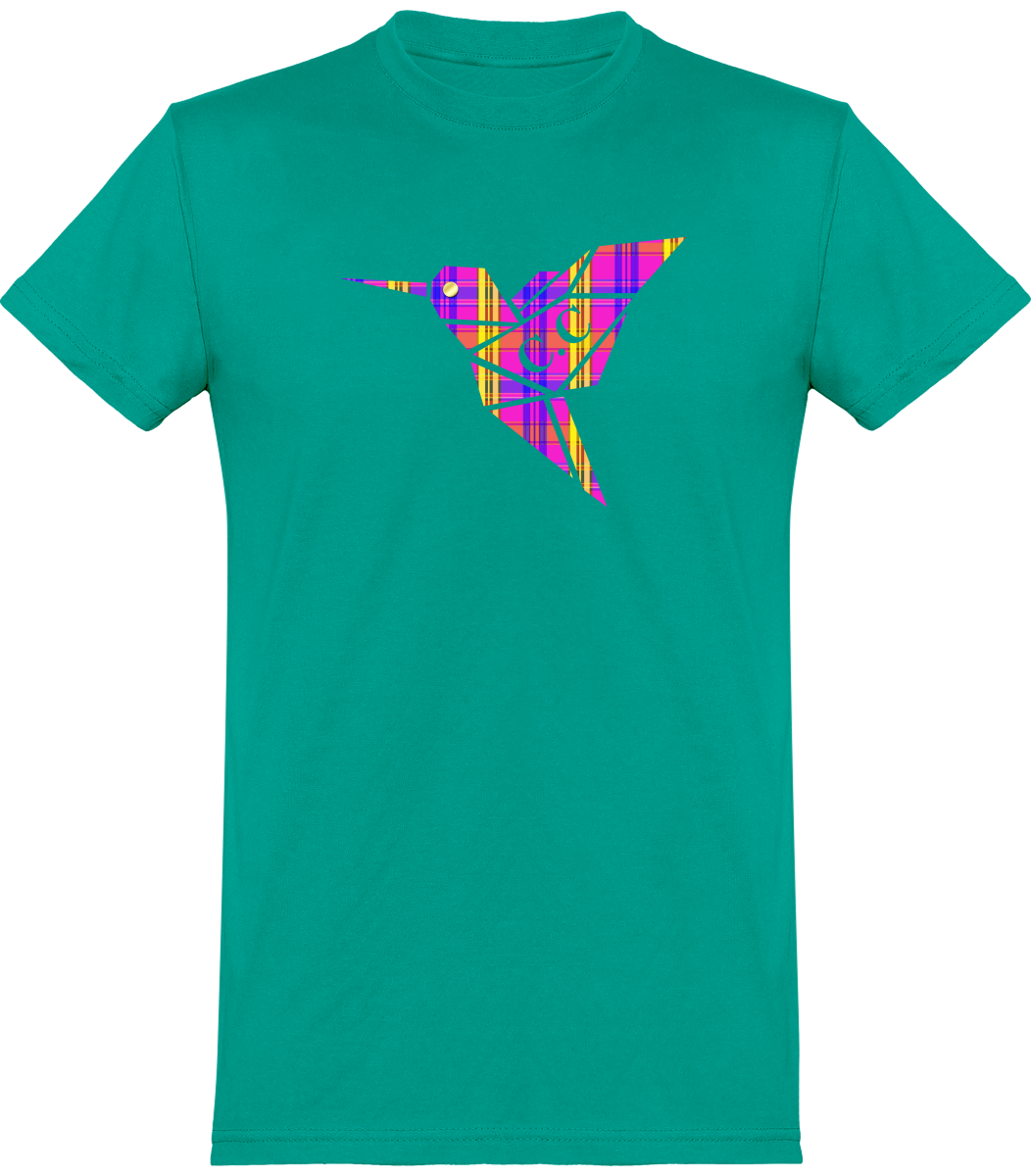 T-Shirt Unisexe C.C Madras Violet