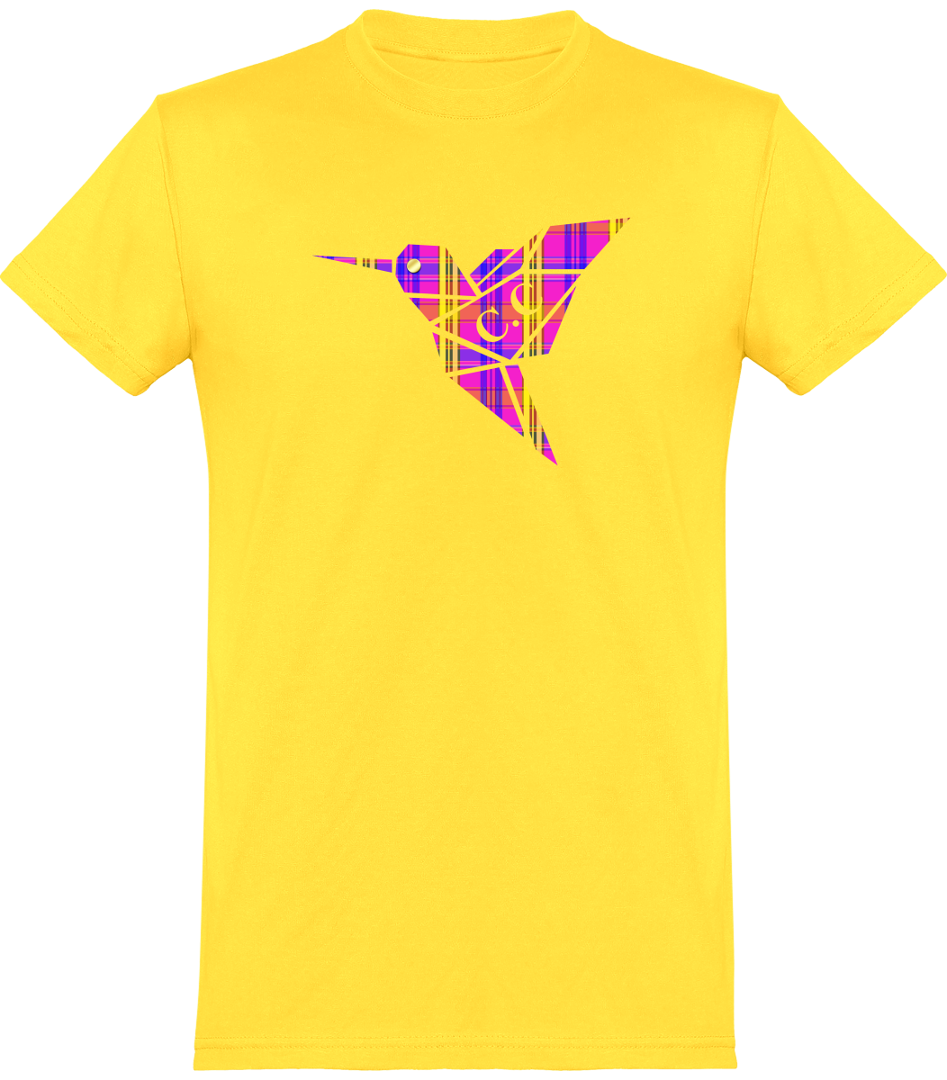 T-Shirt Unisexe C.C Madras Violet
