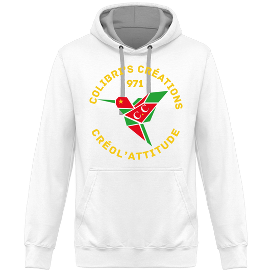 Sweat à Capuche Bicolore Unisexe C.A 971