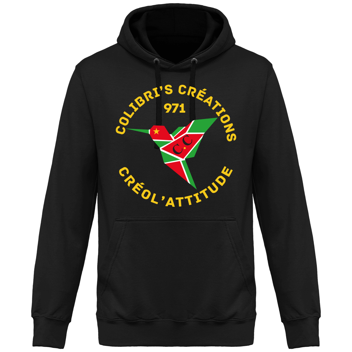 Sweat à Capuche Bicolore Unisexe C.A 971